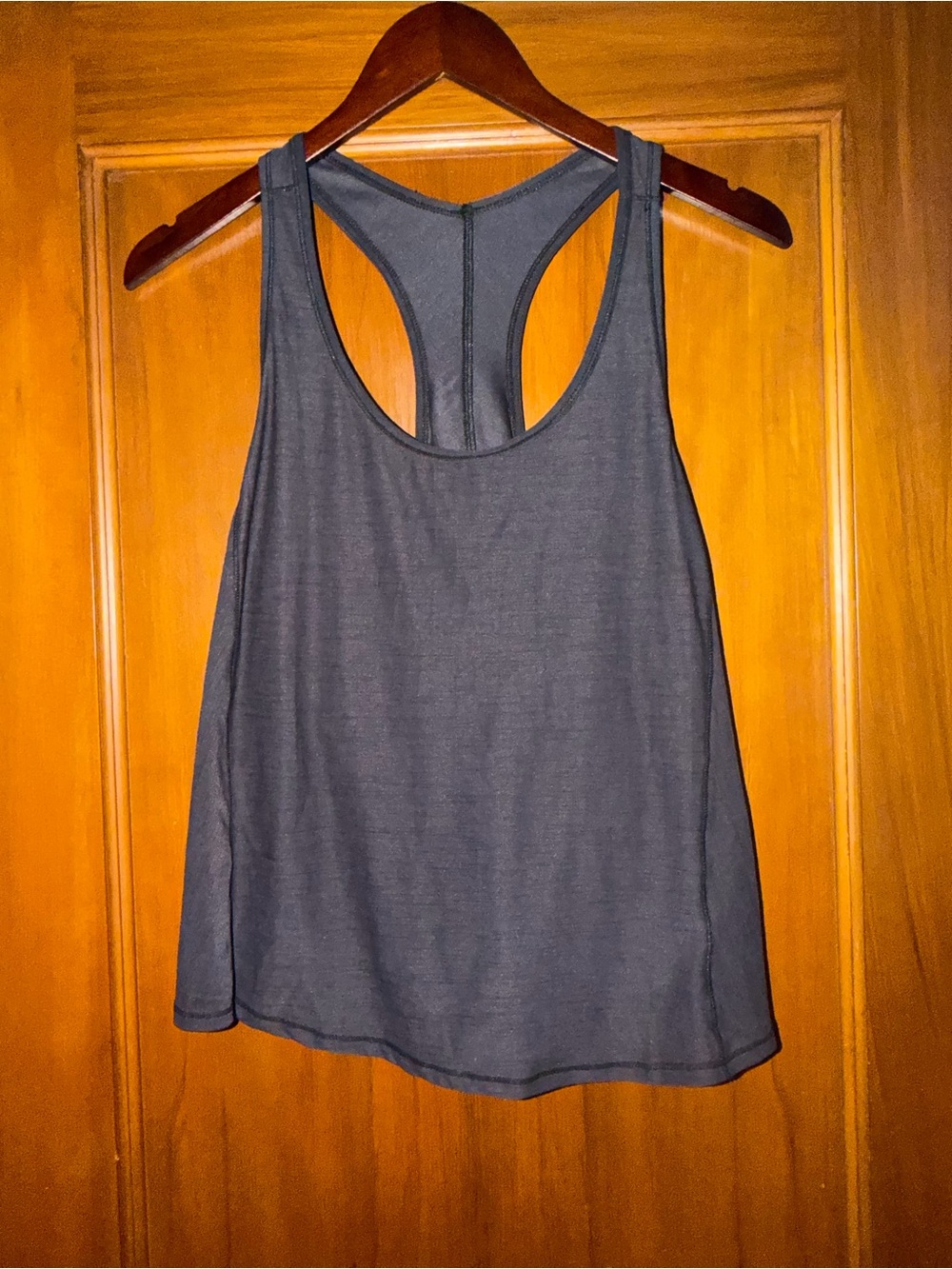Old Navy Dark Charcoal Racerback Tank Top
